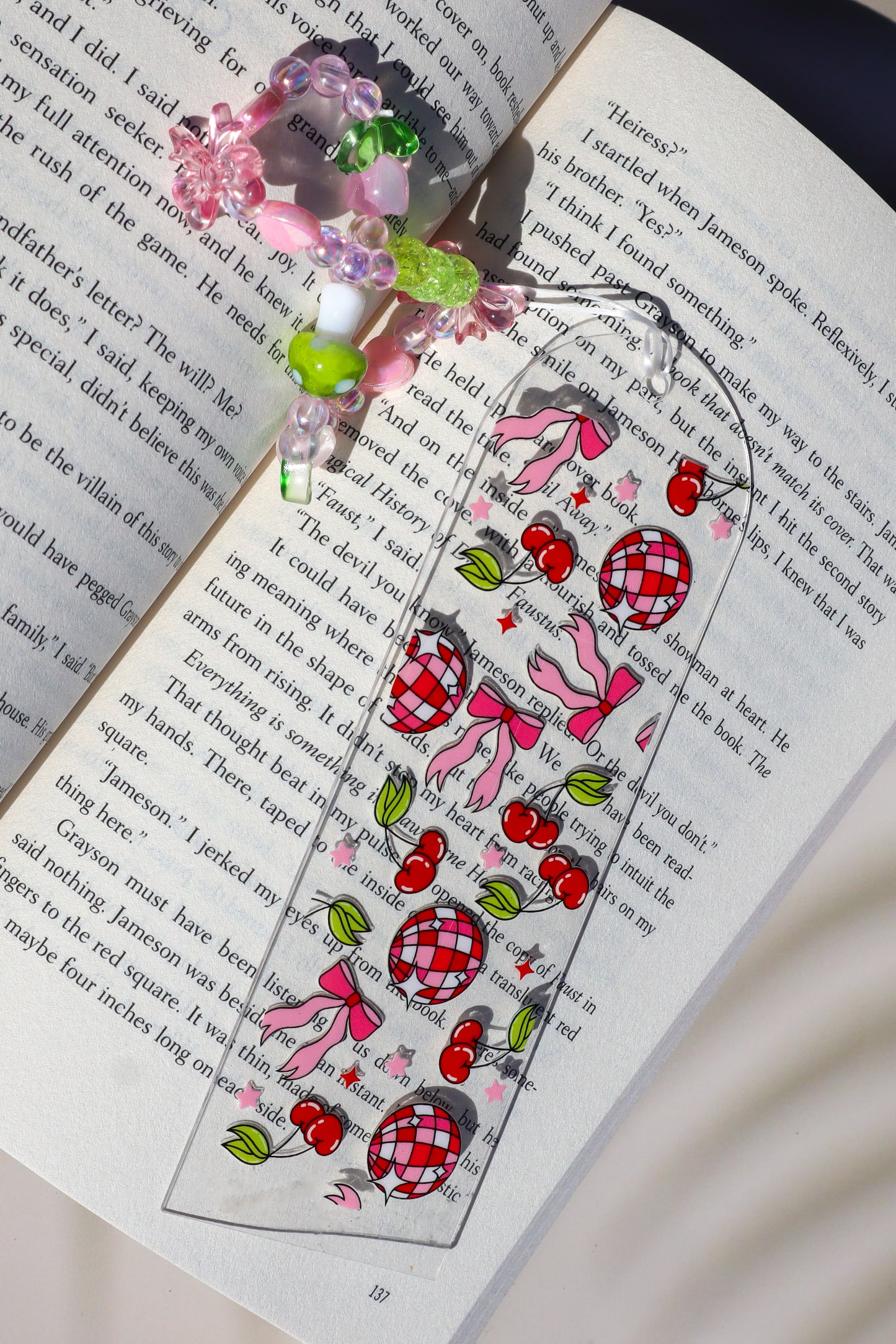 Party Girl Acrylic Bookmark